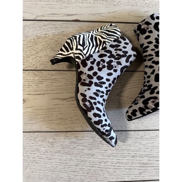 Kenneth Cole Kick Bit Booties Size 7.5 animal print - Picture 9 of 9